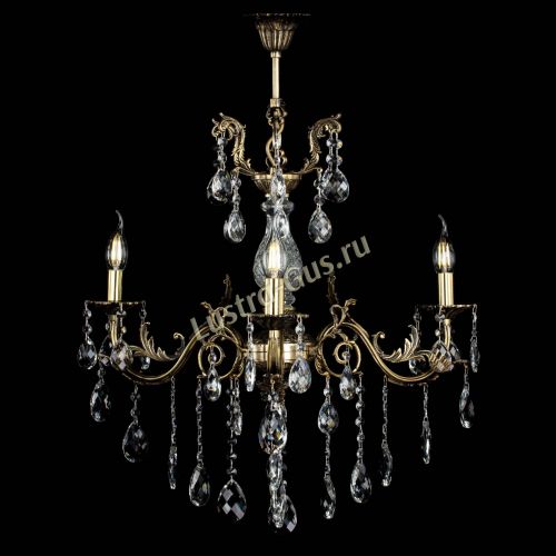 Люстра бронзовая Кассандра Алфея №3/2 баден в Саратове Гусь Хрустальный