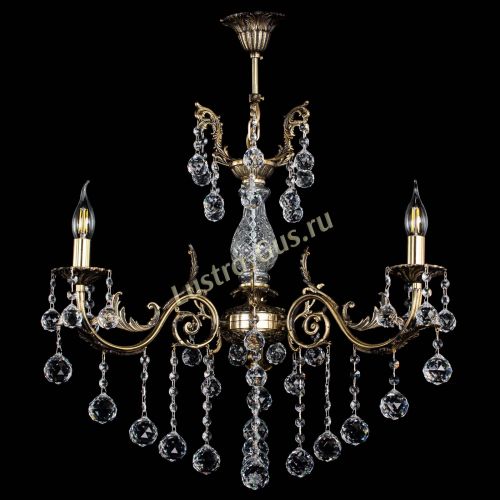 Люстра бронзовая Кассандра Алфея №3/2 шар в Саратове Гусь Хрустальный