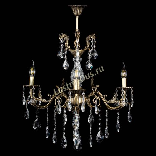 Люстра бронзовая Кассандра Алфея №3/2 звездочка в Саратове Гусь Хрустальный