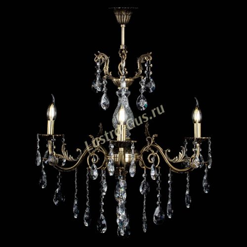Люстра бронзовая Кассандра Алфея №3/2 звездочка в Саратове Гусь Хрустальный