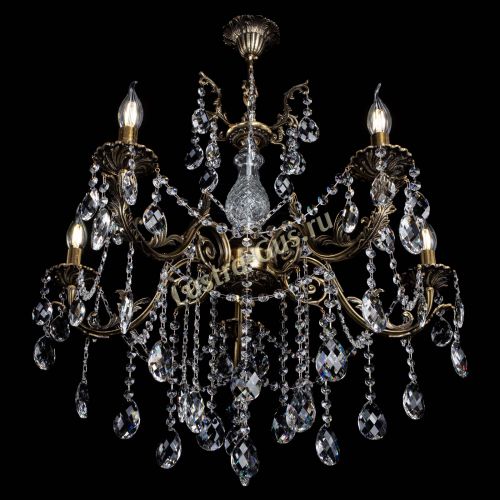 Люстра бронзовая Кассандра Алфея №5/1 баден в Саратове Гусь Хрустальный