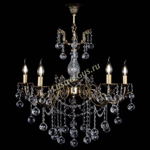 Люстра бронзовая Кассандра Алфея №5/1 шар в Саратове Гусь Хрустальный