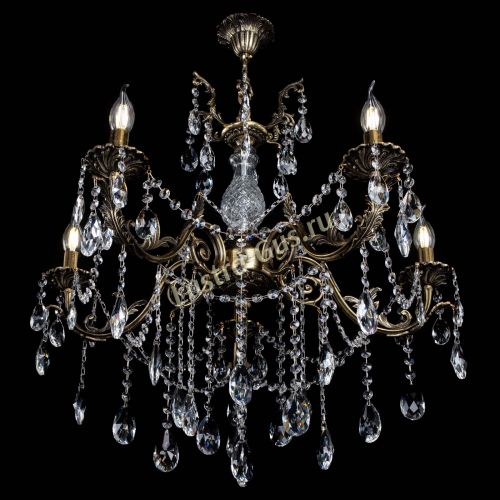 Люстра бронзовая Кассандра Алфея №5/1 журавлик в Саратове Гусь Хрустальный