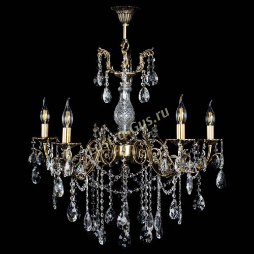 Люстра бронзовая Кассандра Алфея №5/1 звездочка в Саратове Гусь Хрустальный