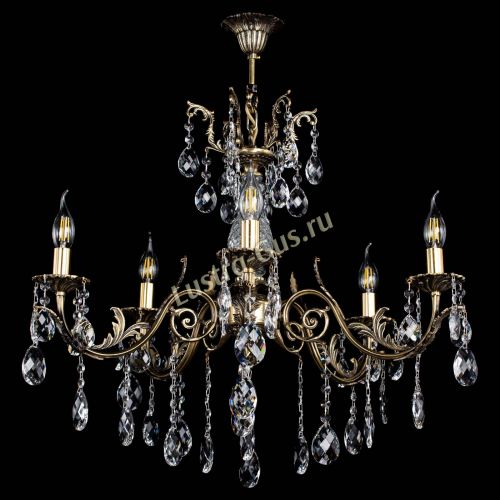 Люстра бронзовая Кассандра Алфея №5/2 баден в Саратове Гусь Хрустальный