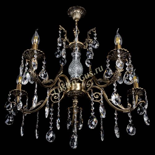 Люстра бронзовая Кассандра Алфея №5/2 баден в Саратове Гусь Хрустальный