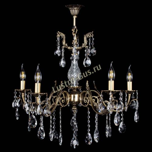 Люстра бронзовая Кассандра Алфея №5/2 звездочка в Саратове Гусь Хрустальный