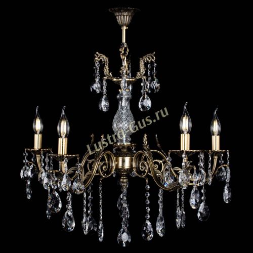 Люстра бронзовая Кассандра Алфея №5/2 звездочка в Саратове Гусь Хрустальный