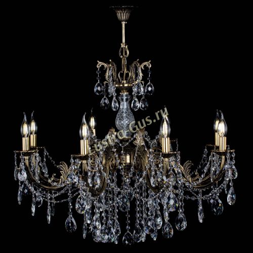 Люстра бронзовая Кассандра Алфея №8/1 баден в Саратове Гусь Хрустальный