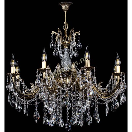 Люстра бронзовая Кассандра Алфея №8/1 баден в Саратове Гусь Хрустальный