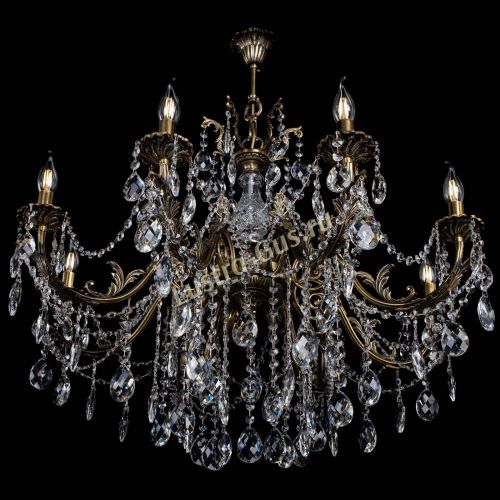 Люстра бронзовая Кассандра Алфея №8/1 баден в Саратове Гусь Хрустальный