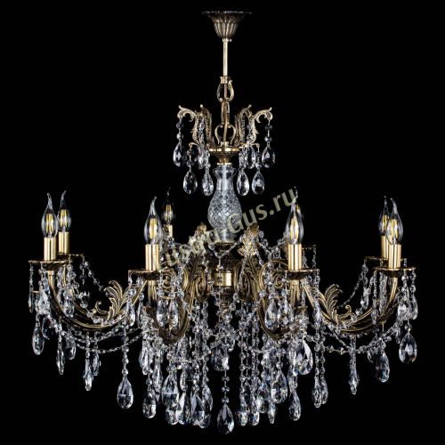 Люстра бронзовая Кассандра Алфея №8/1 журавлик в Саратове Гусь Хрустальный