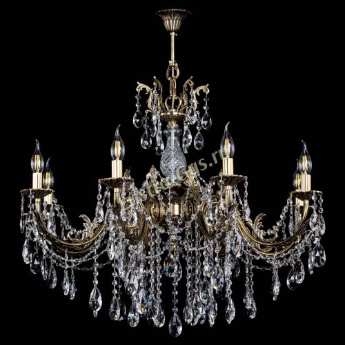 Люстра бронзовая Кассандра Алфея №8/1 журавлик в Саратове Гусь Хрустальный