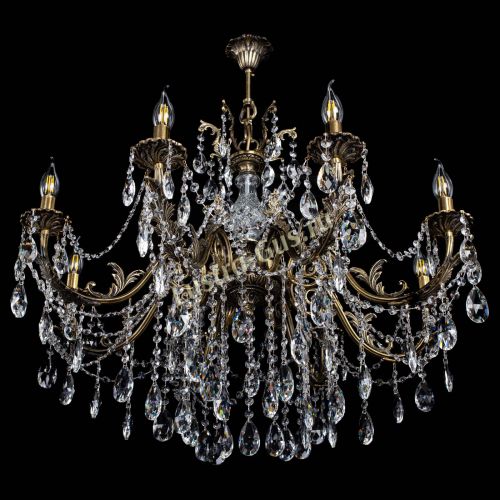 Люстра бронзовая Кассандра Алфея №8/1 журавлик в Саратове Гусь Хрустальный