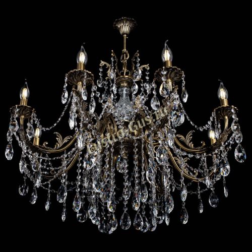 Люстра бронзовая Кассандра Алфея №8/1 журавлик в Саратове Гусь Хрустальный