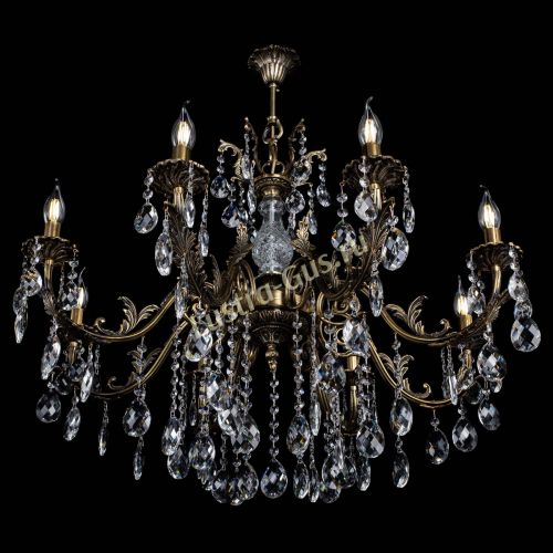 Люстра бронзовая Кассандра Алфея №8/2 баден в Саратове Гусь Хрустальный