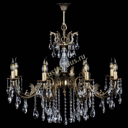 Люстра бронзовая Кассандра Алфея №8/2 журавлик в Саратове Гусь Хрустальный