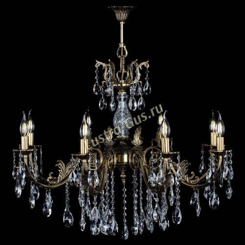 Люстра бронзовая Кассандра Алфея №8/2 журавлик в Саратове Гусь Хрустальный