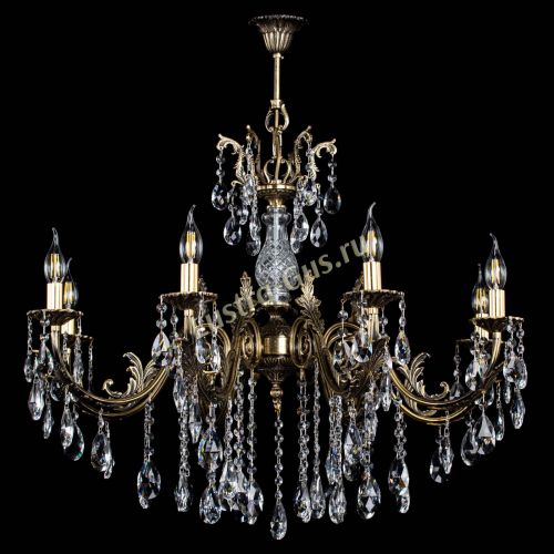 Люстра бронзовая Кассандра Алфея №8/2 журавлик в Саратове Гусь Хрустальный