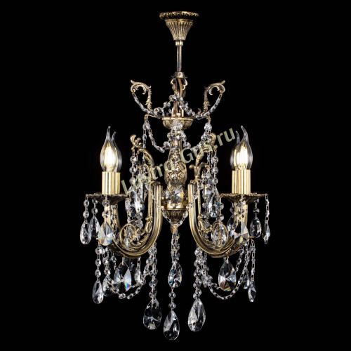 Люстра бронзовая Матильда №4 Лучик в Саратове Гусь Хрустальный