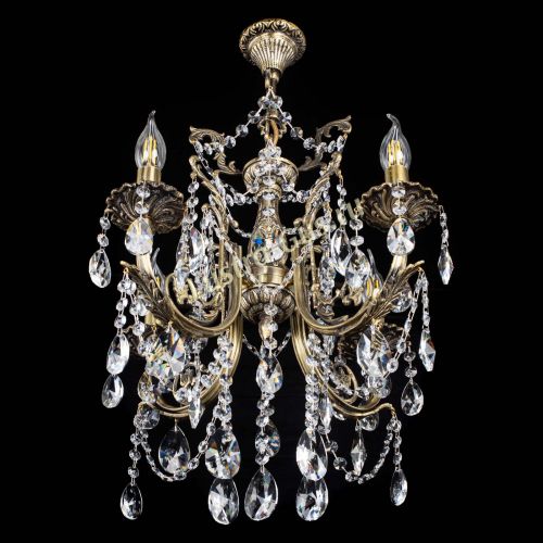 Люстра бронзовая Матильда №4 Лучик в Саратове Гусь Хрустальный