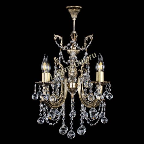 Люстра бронзовая Матильда №4 Шар в Саратове Гусь Хрустальный