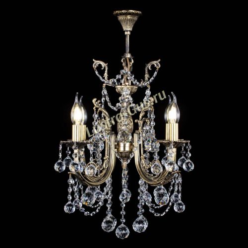 Люстра бронзовая Матильда №4 Шар в Саратове Гусь Хрустальный