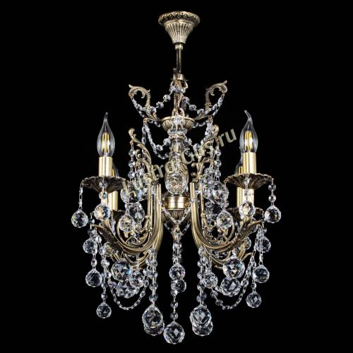 Люстра бронзовая Матильда №4 Шар в Саратове Гусь Хрустальный