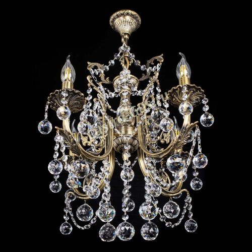 Люстра бронзовая Матильда №4 Шар в Саратове Гусь Хрустальный