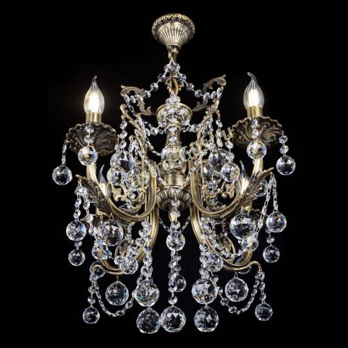 Люстра бронзовая Матильда №4 Шар в Саратове Гусь Хрустальный