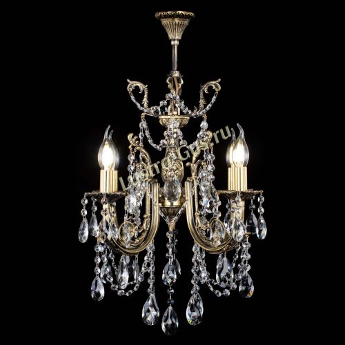 Люстра бронзовая Матильда №4 Журавлик в Саратове Гусь Хрустальный