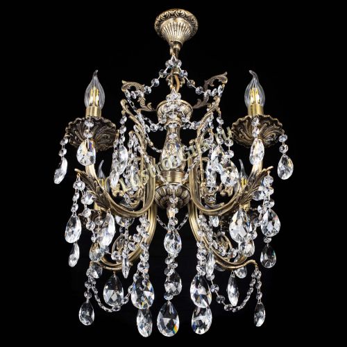 Люстра бронзовая Матильда №4 Журавлик в Саратове Гусь Хрустальный