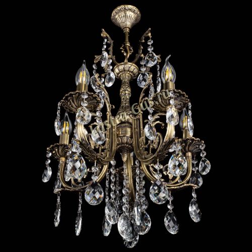 Люстра бронзовая Матильда №5/2 Баден в Саратове Гусь Хрустальный