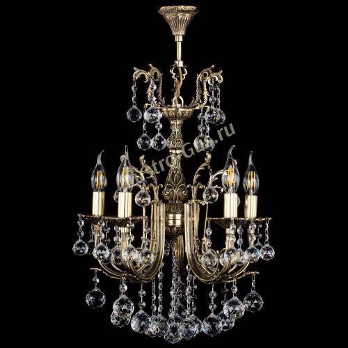 Люстра бронзовая Матильда №5/2 Шар в Саратове Гусь Хрустальный