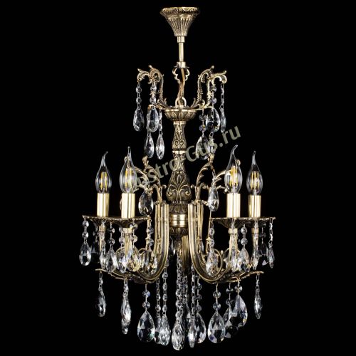 Люстра бронзовая Матильда №5/2 Журавлик в Саратове Гусь Хрустальный