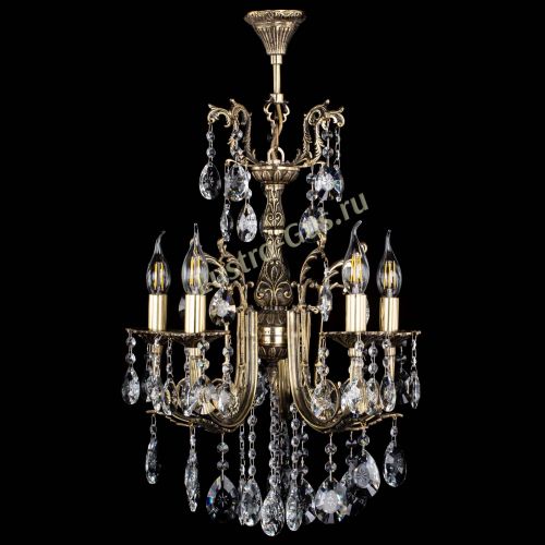 Люстра бронзовая Матильда №5/2 Звездочка в Саратове Гусь Хрустальный