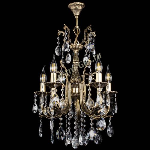 Люстра бронзовая Матильда №5/2 Звездочка в Саратове Гусь Хрустальный