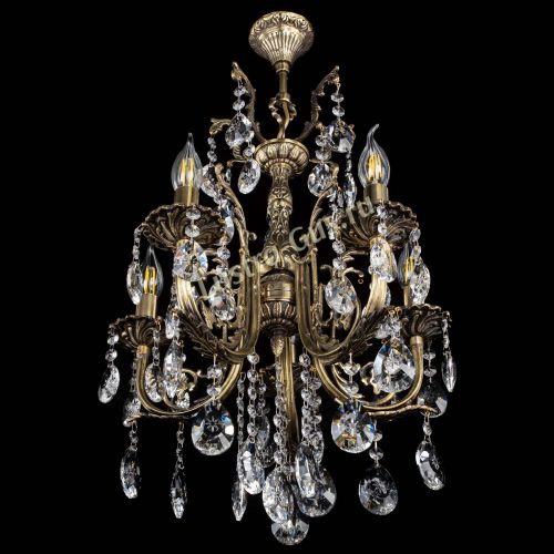 Люстра бронзовая Матильда №5/2 Звездочка в Саратове Гусь Хрустальный