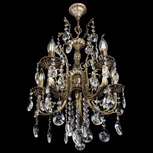 Люстра бронзовая Матильда №5/2 Звездочка в Саратове Гусь Хрустальный