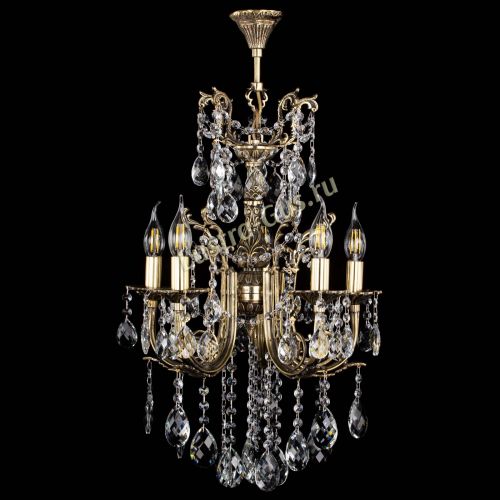 Люстра бронзовая Матильда №5/3 Баден в Саратове Гусь Хрустальный