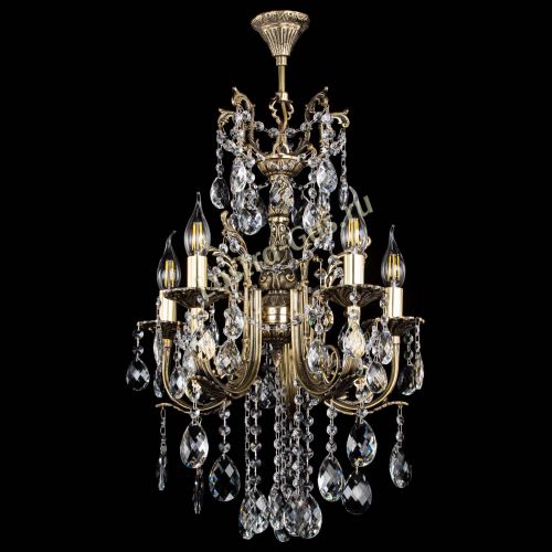 Люстра бронзовая Матильда №5/3 Баден в Саратове Гусь Хрустальный