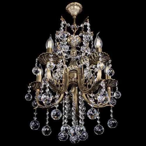 Люстра бронзовая Матильда №5/3 Шар в Саратове Гусь Хрустальный