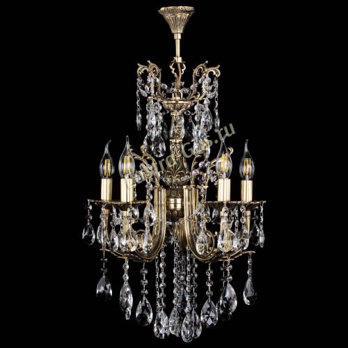 Люстра бронзовая Матильда №5/3 Журавлик в Саратове Гусь Хрустальный