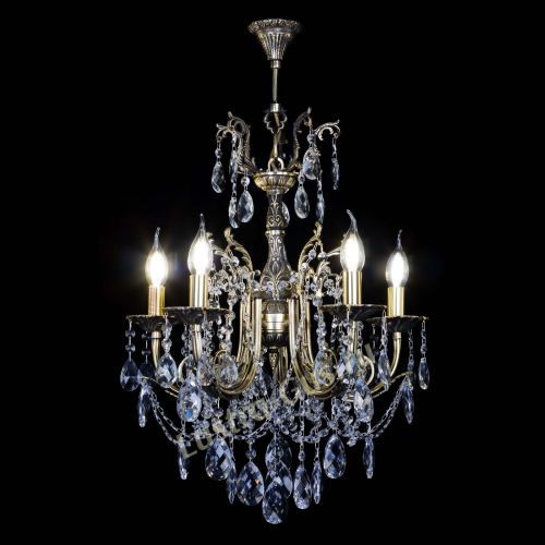 Люстра бронзовая Матильда №5 Баден в Саратове Гусь Хрустальный