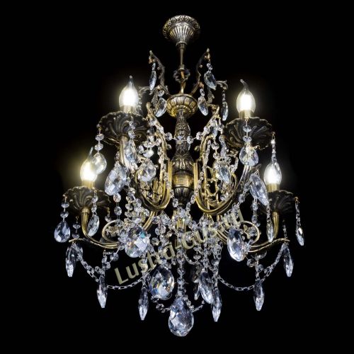 Люстра бронзовая Матильда №5 Баден в Саратове Гусь Хрустальный