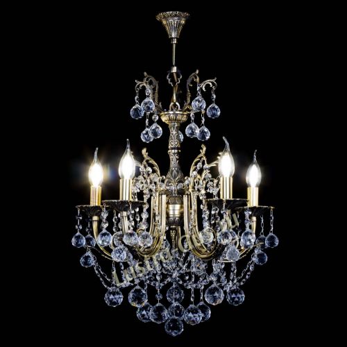 Люстра бронзовая Матильда №5 Шар в Саратове Гусь Хрустальный