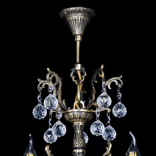 Люстра бронзовая Матильда №5 Шар в Саратове Гусь Хрустальный