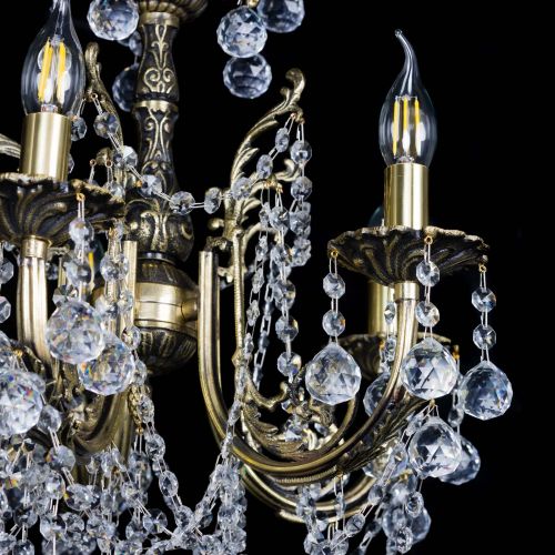 Люстра бронзовая Матильда №5 Шар в Саратове Гусь Хрустальный