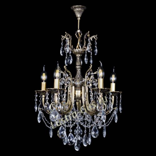 Люстра бронзовая Матильда №5 Журавлик в Саратове Гусь Хрустальный