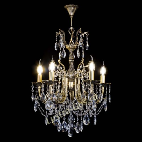 Люстра бронзовая Матильда №5 Журавлик в Саратове Гусь Хрустальный